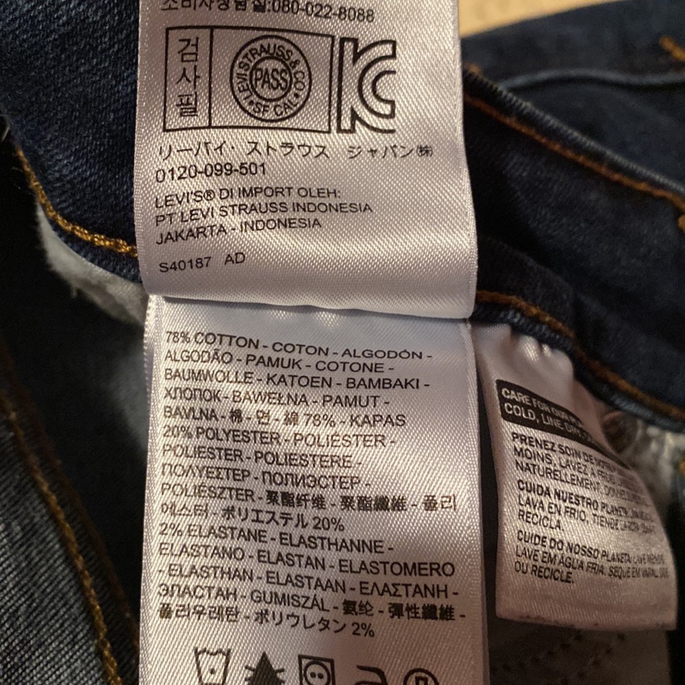 SPECIAL PRICE weekend only Levi’s Mid Rise Skinny 6 Dark Denim - Picture 6 of 6